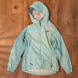 The North Face Hooded Raincoat - Mint Green